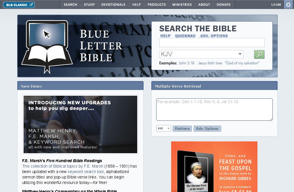 Blue Letter Bible Is One Of The Best Bible Apps